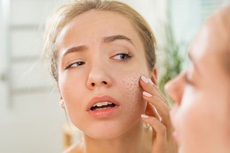 Da không đủ ẩm cũng khiến lỗ chân lông to