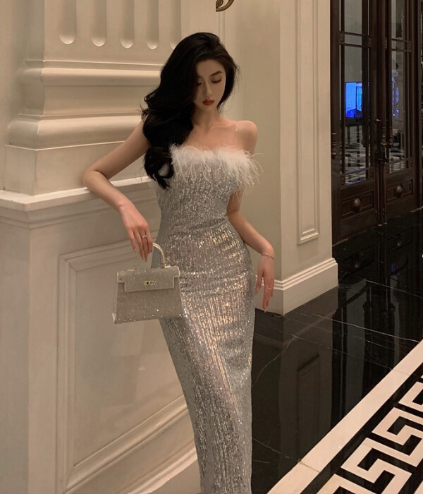 Đầm kim sa – Bí quyết chinh phục mọi ánh nhìn trong đêm tiệc