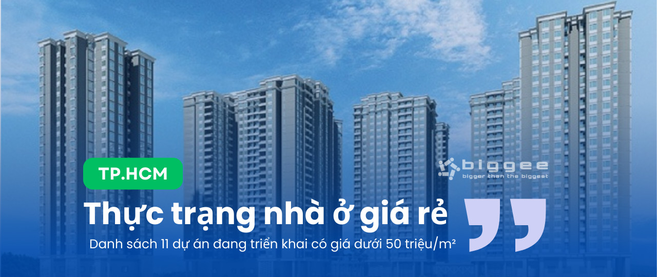 Thực trạng căn hộ giá rẻ tại TP.HCM: chỉ còn 11 dự án đang triển khai có giá dưới 50 triệu đồng/m2
