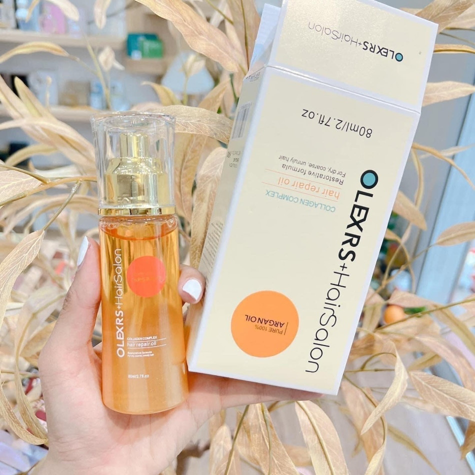 Dầu dưỡng tóc xù mượt Olexrs Hair Salon Hair Repair Oil