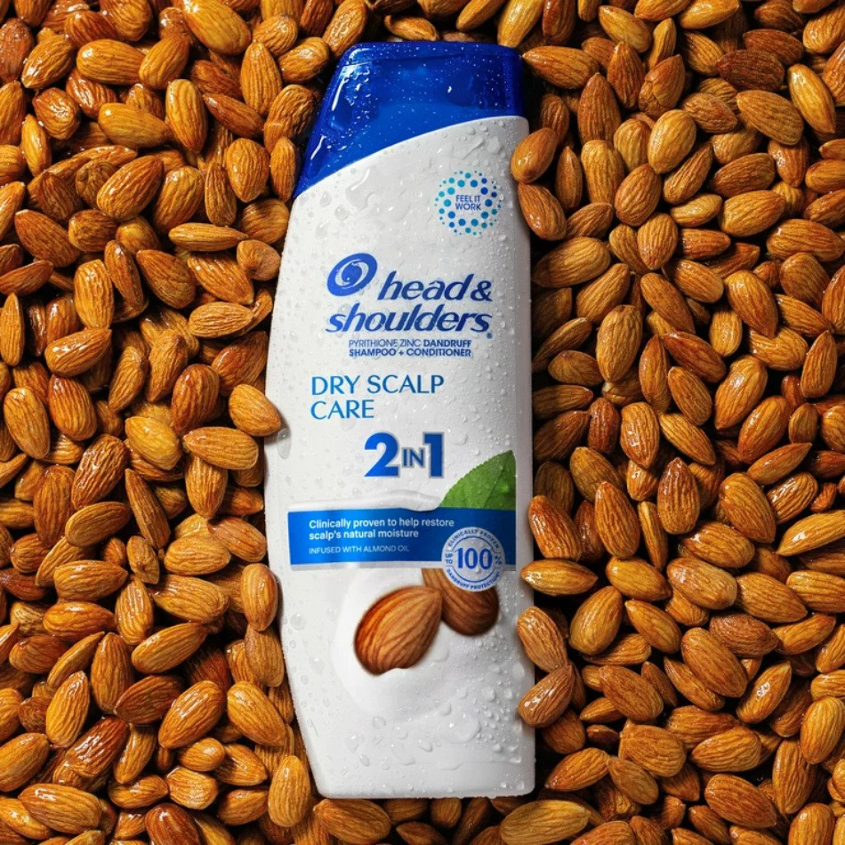 Dầu Gội Dưỡng Ẩm Head &amp; Shoulders Dry Scalp Care Anti-Dandruff 2-In-1