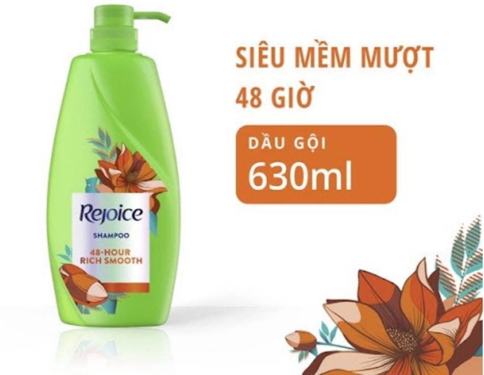 Dầu Gội Mềm Mượt Tóc Rejoice 48-Hour Rich Soft Smooth Shampoo