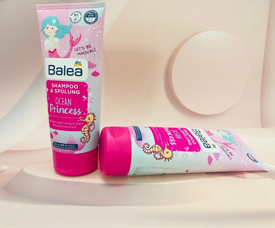 Dầu gội xả Balea Ocean Princess dưỡng tóc cho bé
