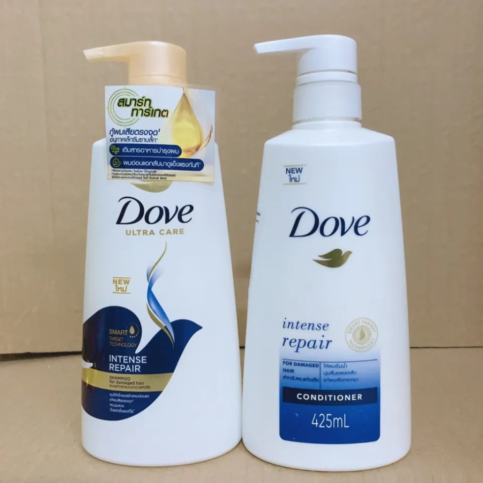 Dầu xả Dove Intensive repair phục hồi tóc khô xơ, hư tổn