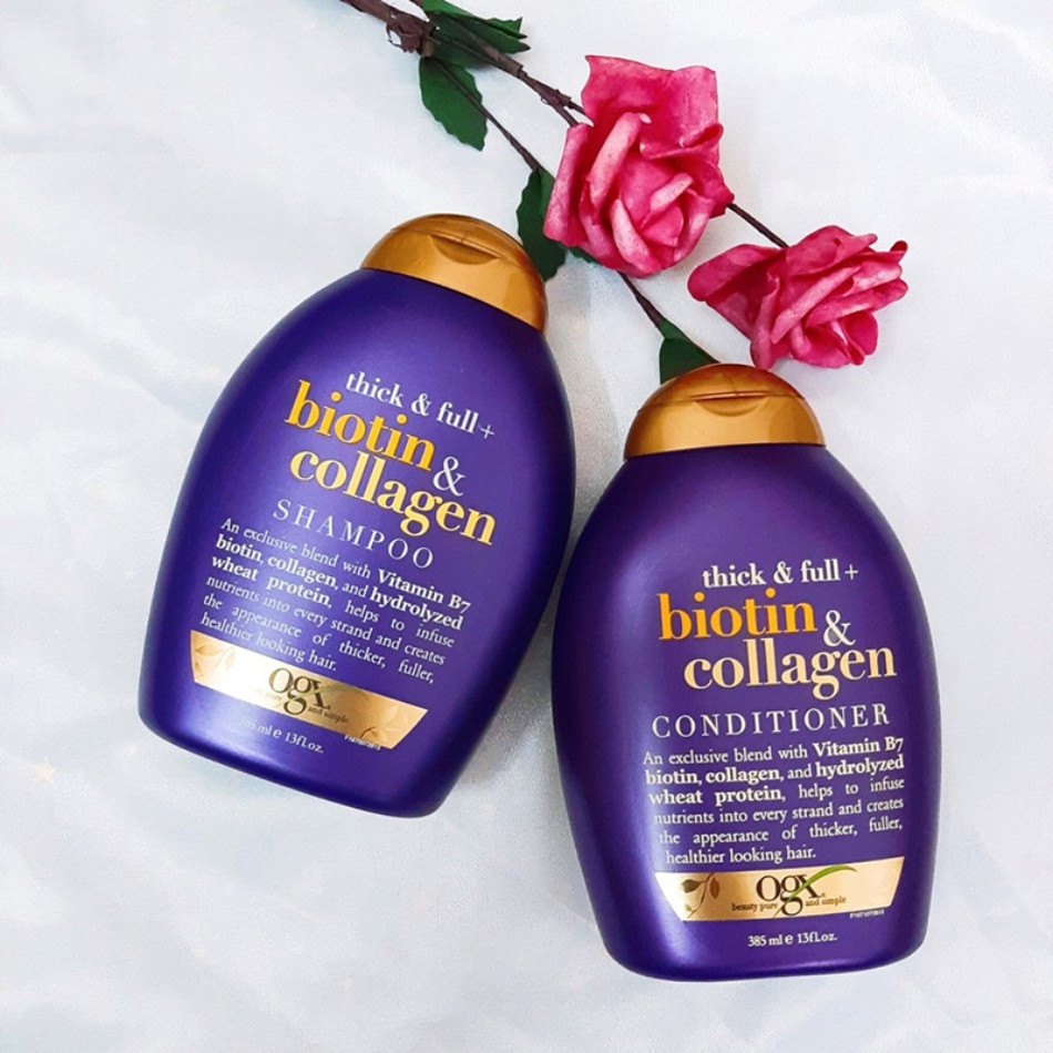 Dầu Xả Dưỡng Tóc OGX Biotin &amp; Collagen