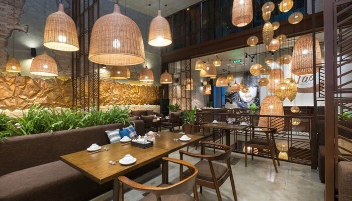 Đèn thả trang trí nhà hàng độc đáo