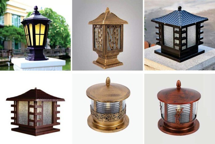 Đèn trụ trang trí nhà hàng đẹp, ấn tượng