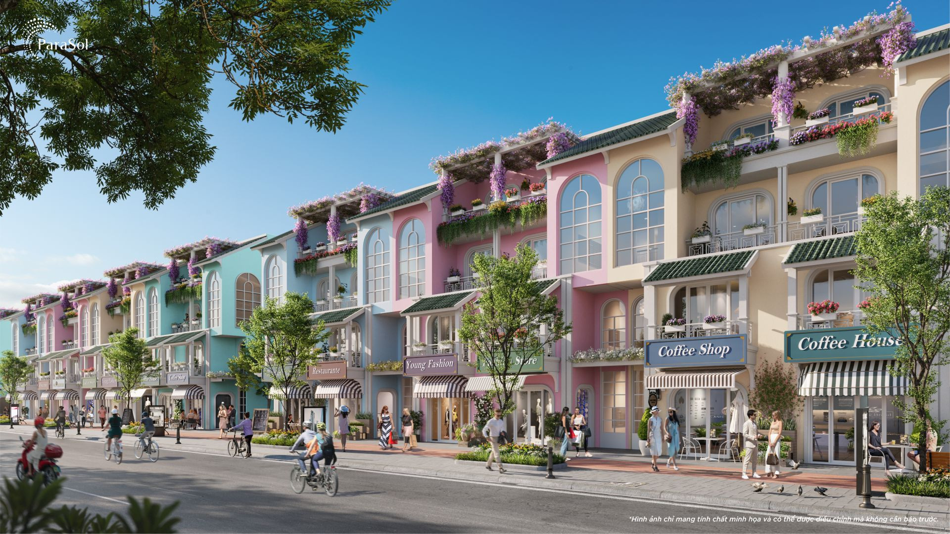Dòng sản phẩm Shophouse Mini Complex tại KN Paradise Cam Ranh