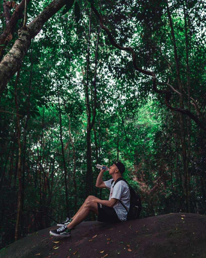 Du khách tại Suối Tranh Phú Quốc