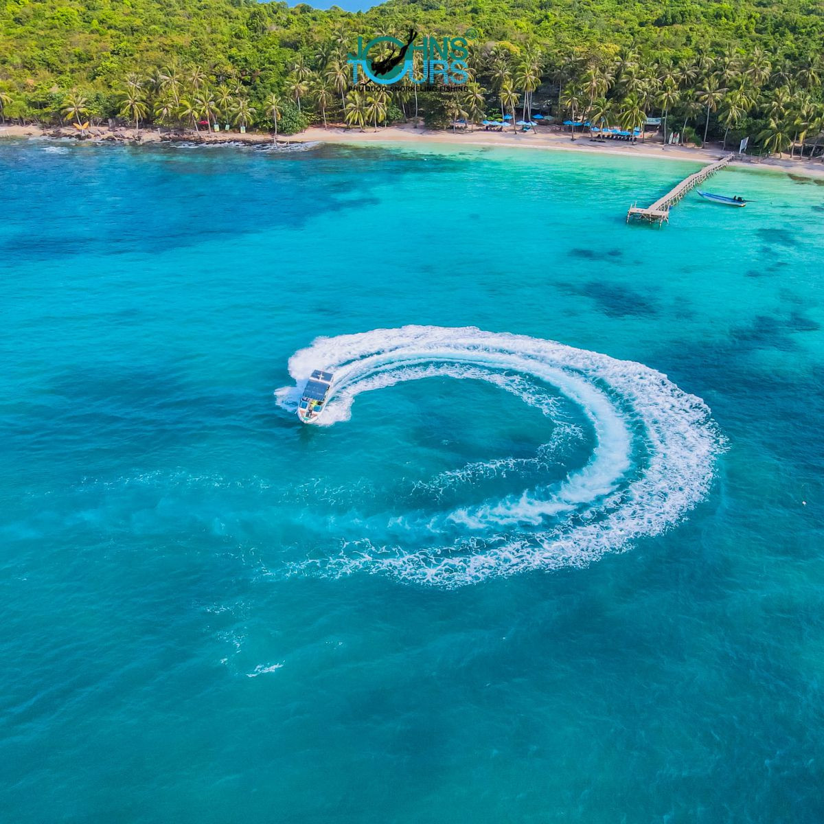 Du ngoạn quần đảo An Thới bằng cano hiện đại