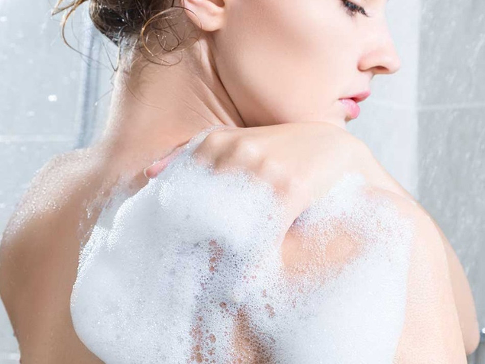 Dùng sữa tắm không phù hợp với da