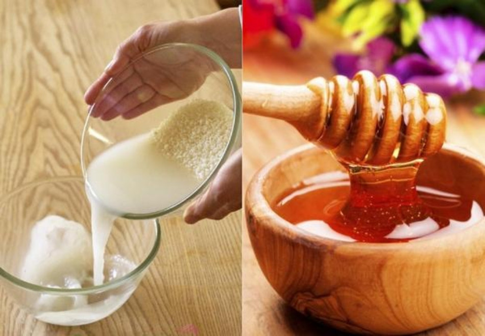 Dưỡng tóc bóng mượt bằng mật ong