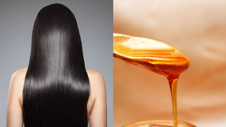 Dưỡng tóc khô xơ ẩm mượt bằng mật ong