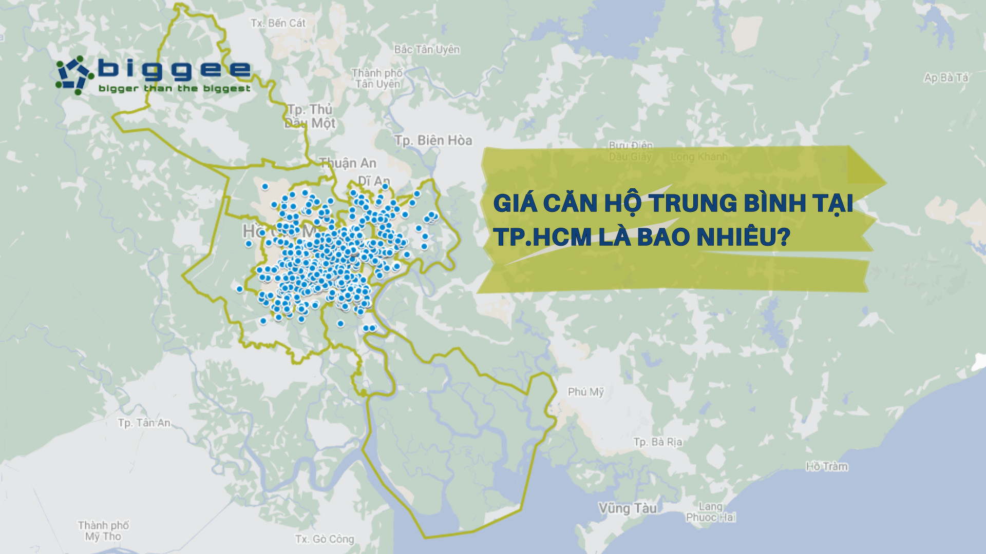 Giá căn hộ trung bình tại TP.HCM là bao nhiêu?