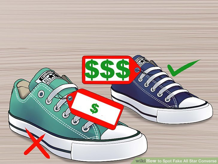 10+ cách phân biệt giày Converse thật giả né fake 100%