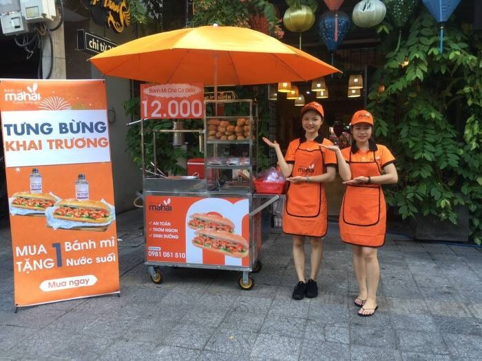 Giá nhượng quyền bánh mì Má Hải