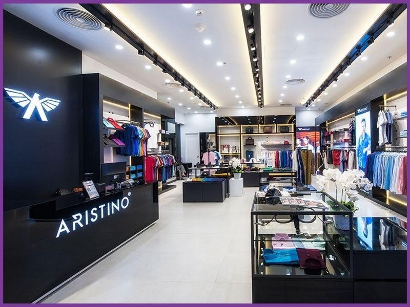 Gian hàng Aristino trong một TTTM ở Hà Nội