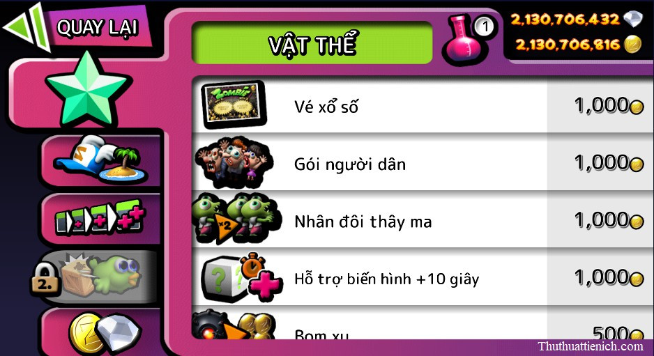 Giao diện game Zombie Tsunami 3