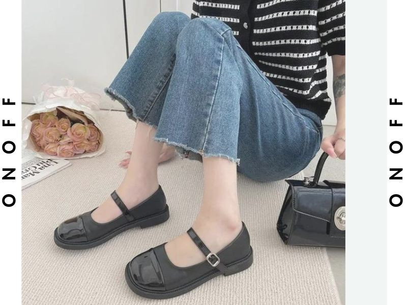 Giày Mary Jane đế bệt nhẹ nhàng