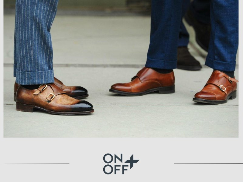 Giày Monk Strap nổi bật với thiết kế độc đáo
