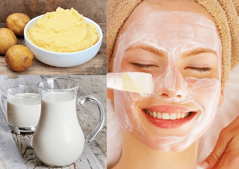 Giữ ẩm cho da mặt bằng khoai tây