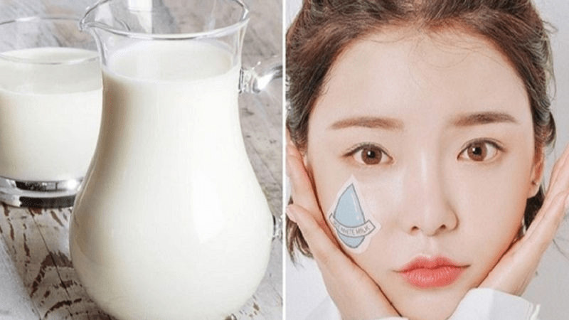 Giữ ẩm cho da mặt bằng sữa tươi không đường