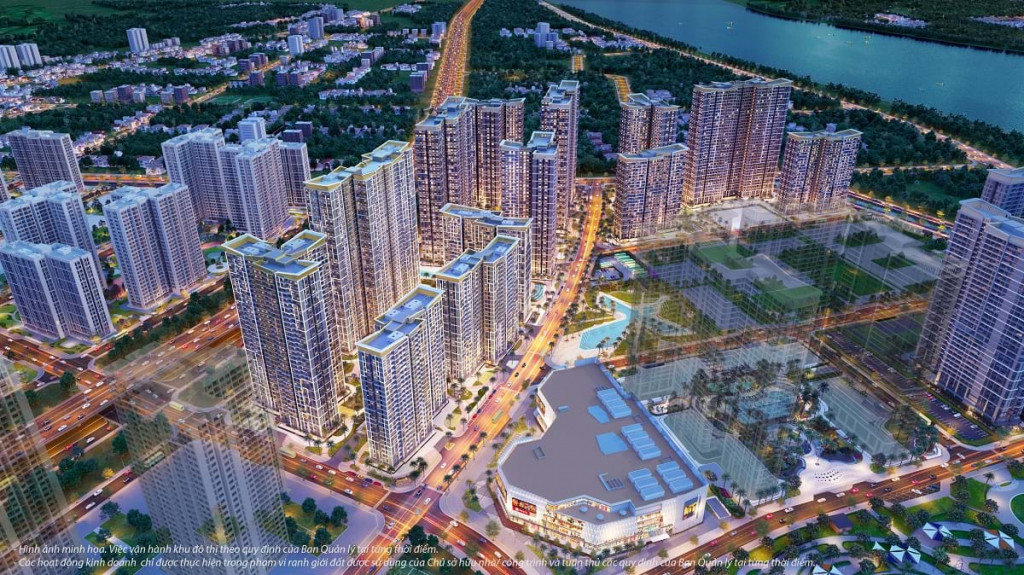 Glory Heights kết nối trực tiếp TTTM Vincom Mega Mall