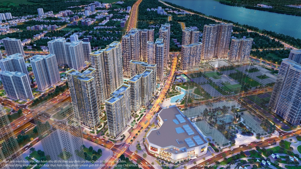 Glory Heights là phân khu hiếm có có đường vành đai 3 chạy ngang qua