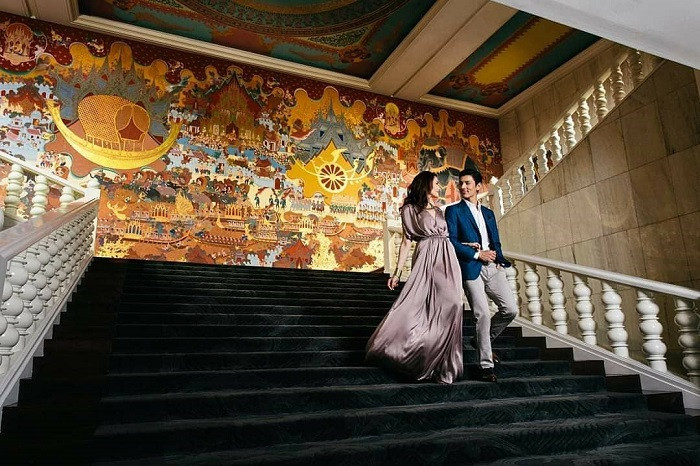Góc chụp tuyệt đẹp tại sảnh khách sạn Anantara Siam