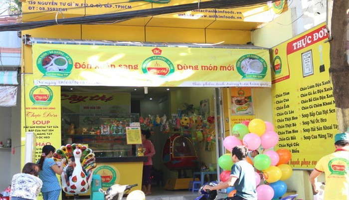 Gói tiêu chuẩn nhượng quyền cháo dinh dưỡng Cây Thị