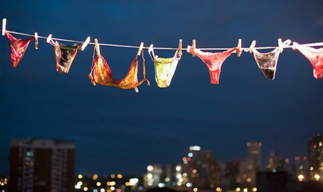 hạn chế sử dụng kẹp treo phơi đồ lót