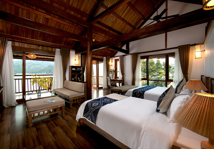 Hệ thống phòng nghỉ tuyệt đẹp tại Mai Châu HideAway Resort