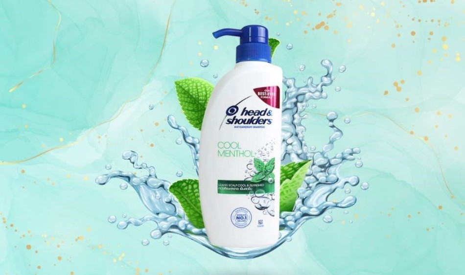 Head &amp; Shoulders Cool Menthol làm sạch hiệu quả