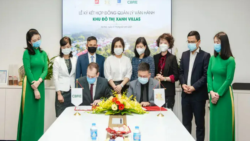 Hình ảnh ban quản lý dự án Xanh Villas