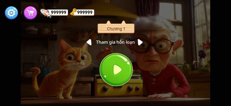 Tải Mod Cat Chaos: Prankster Apk v1.0.23 [Vô hạn tiền, cá, chìa khóa]