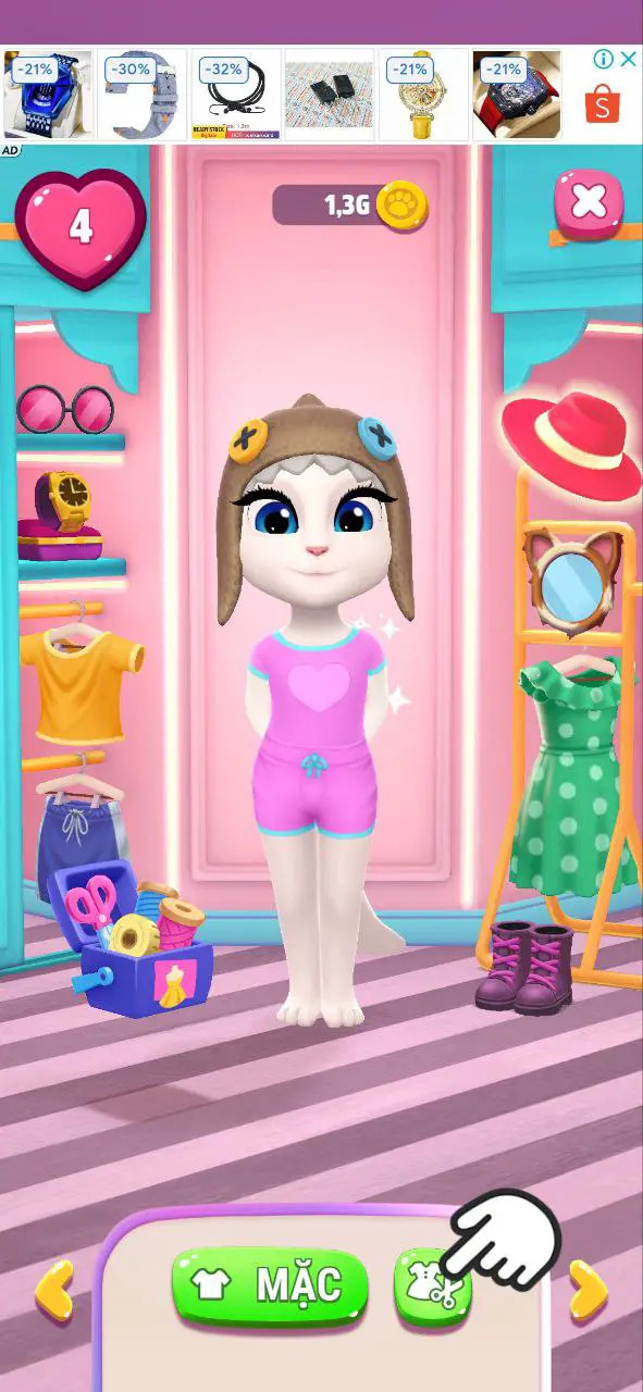 Hình ảnh game My Talking Angela 2
