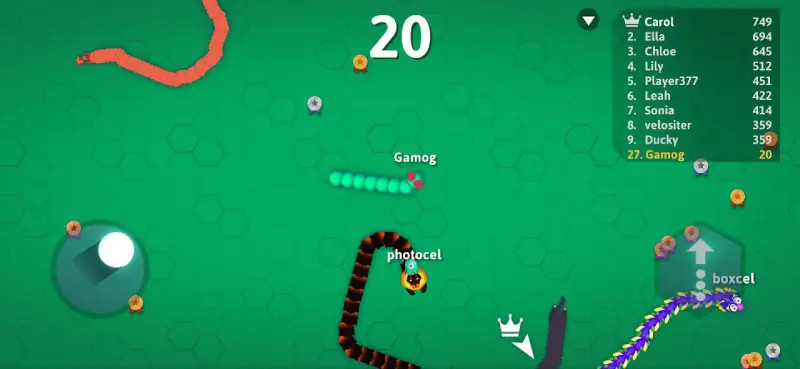 Hình ảnh minh họa game Snake.io