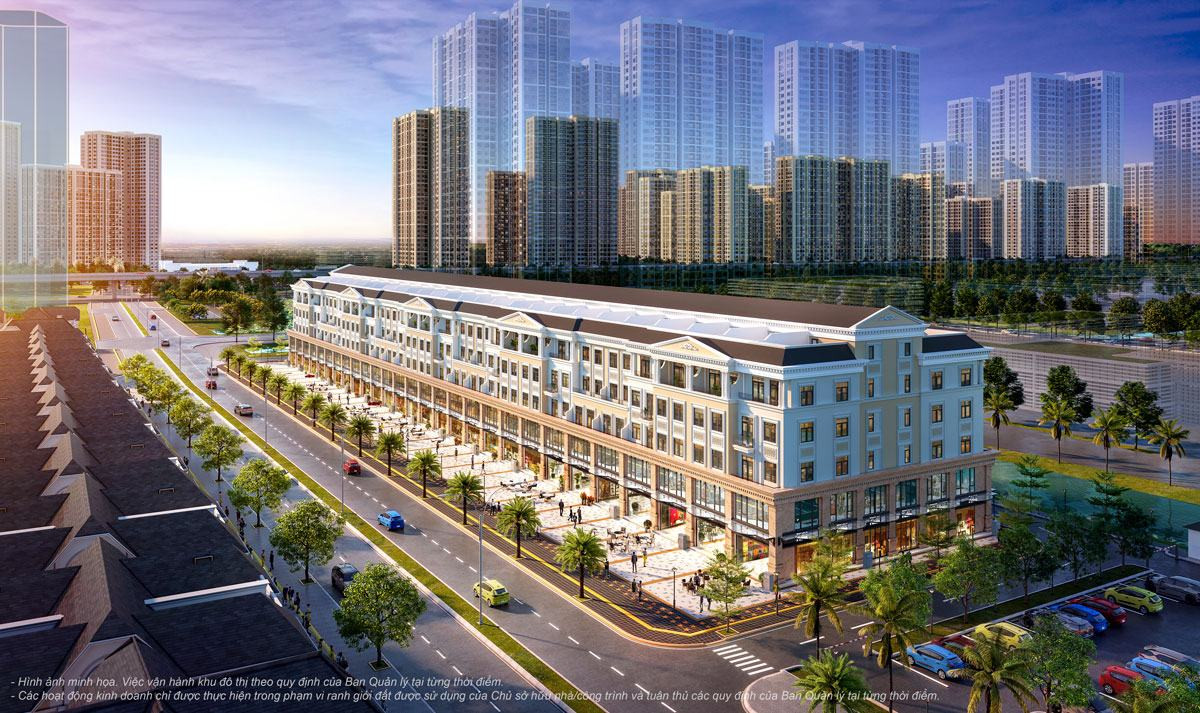 Hình ảnh Phố thương mại Broadway tại Vinhomes Grand Park