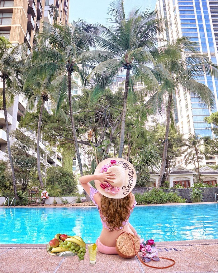 Hồ bơi sang chảnh tại Anantara Siam