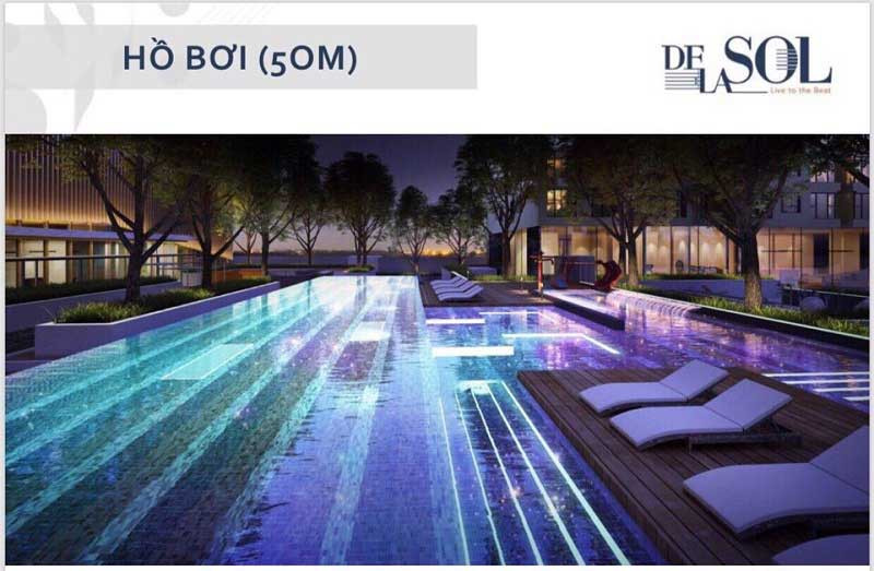 Hồ bơi tại De La Sol