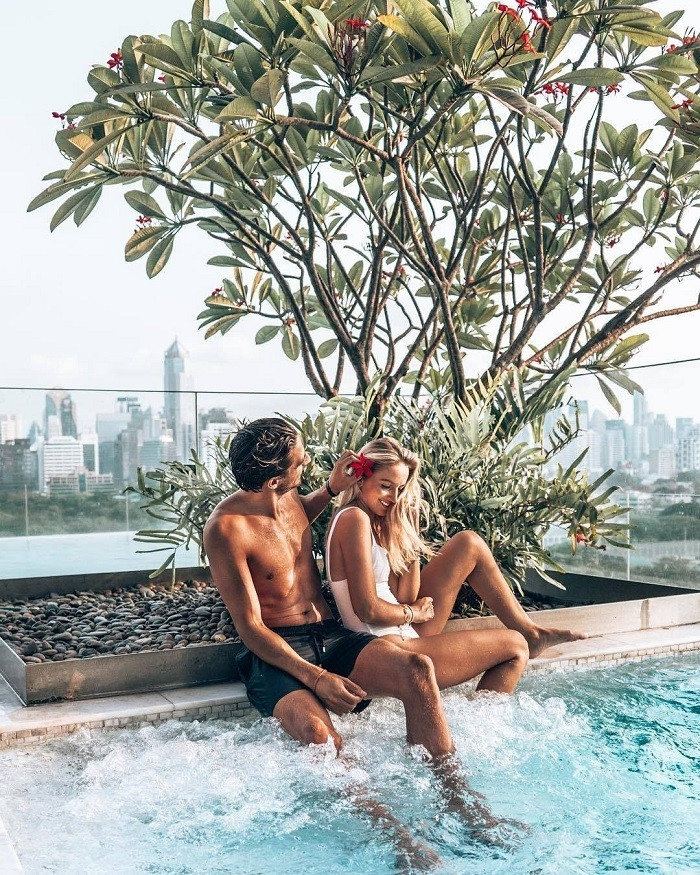 Hồ bơi vô cực tuyệt đẹp tại SO Sofitel Bangkok