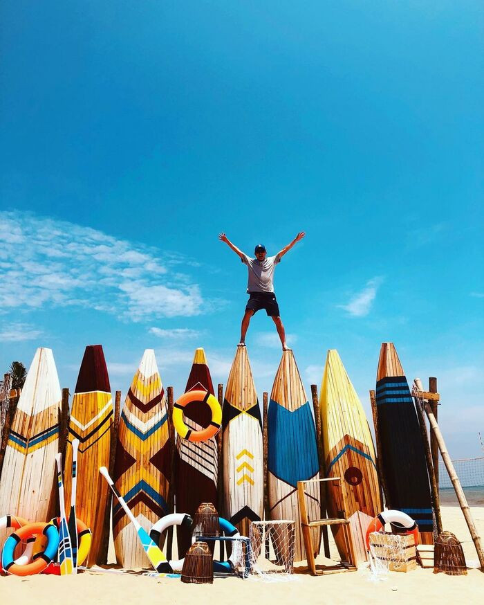 Hoạt động vui chơi bên bờ biển tại Sea Star Resort Quảng Bình
