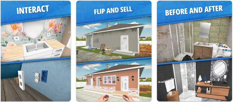 House Flipper MOD APK - mua, sửa chữa, trang trí