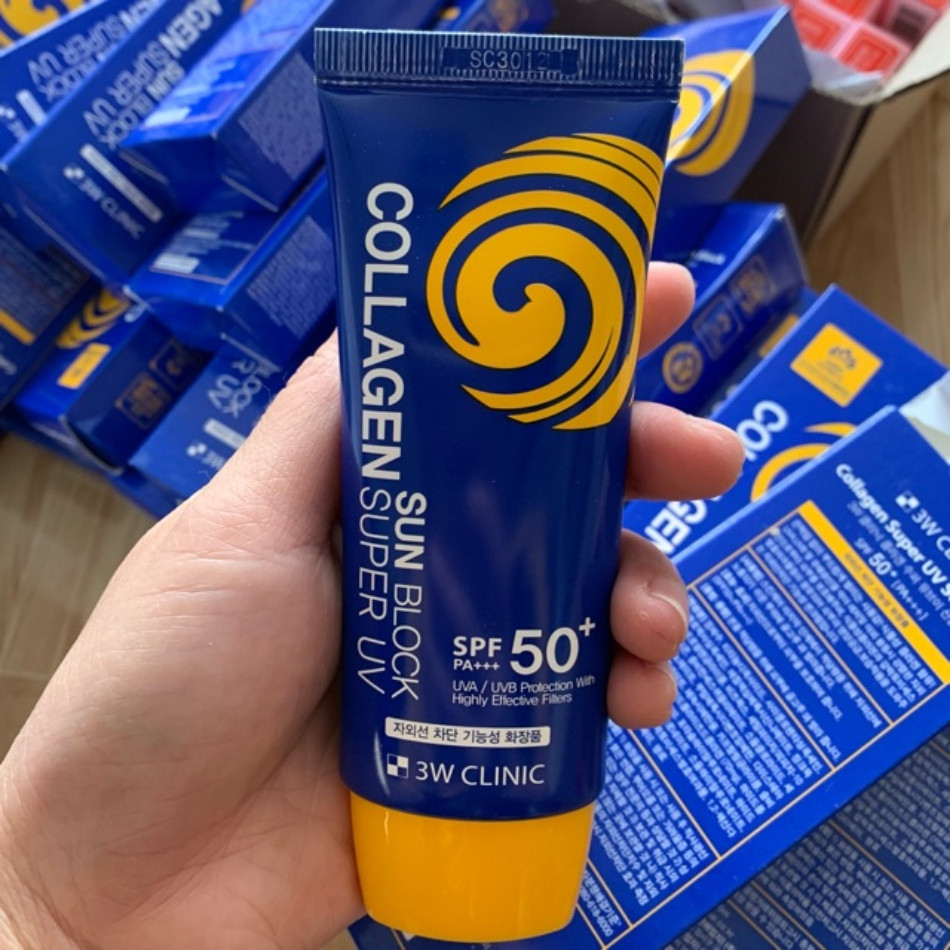 Kem Chống Nắng 3W Clinic Collagen Sunblock Super UV