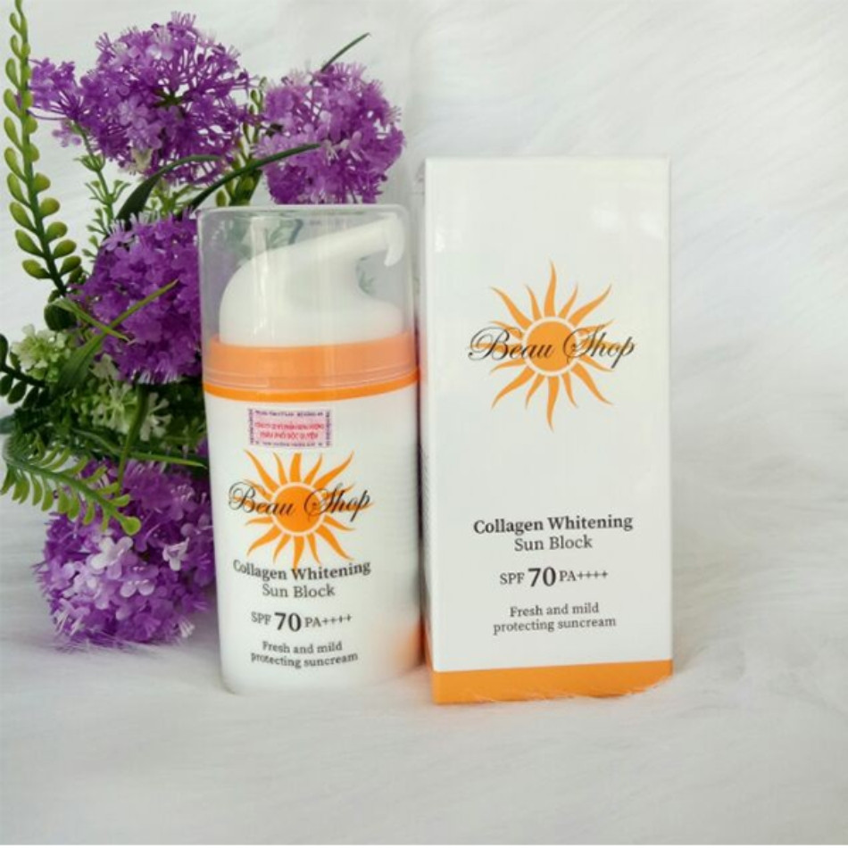 Kem Chống Nắng Collagen Whitening Sunblock SPF70 PA++++