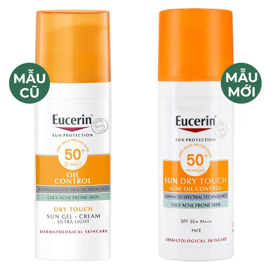 Kem Chống Nắng Eucerin Sun Gel-Cream Dry Touch Oil Control