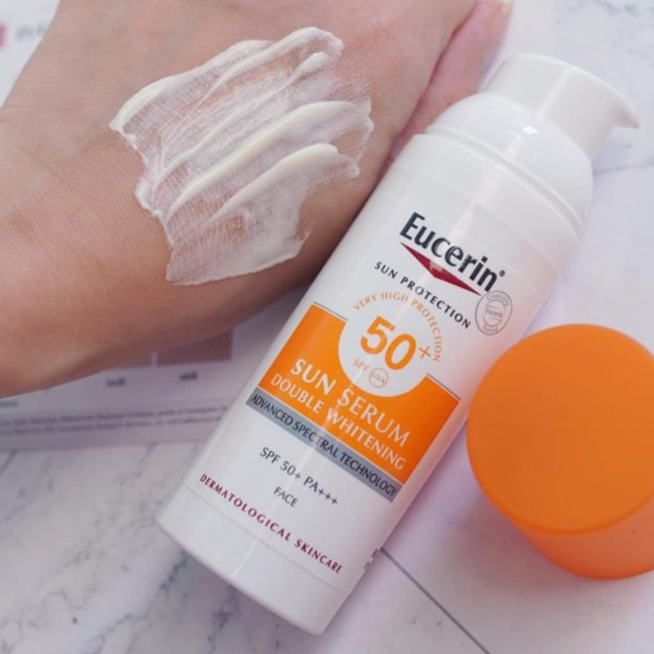 Kem chống nắng Eucerin Sun Serum Spotless Brightening
