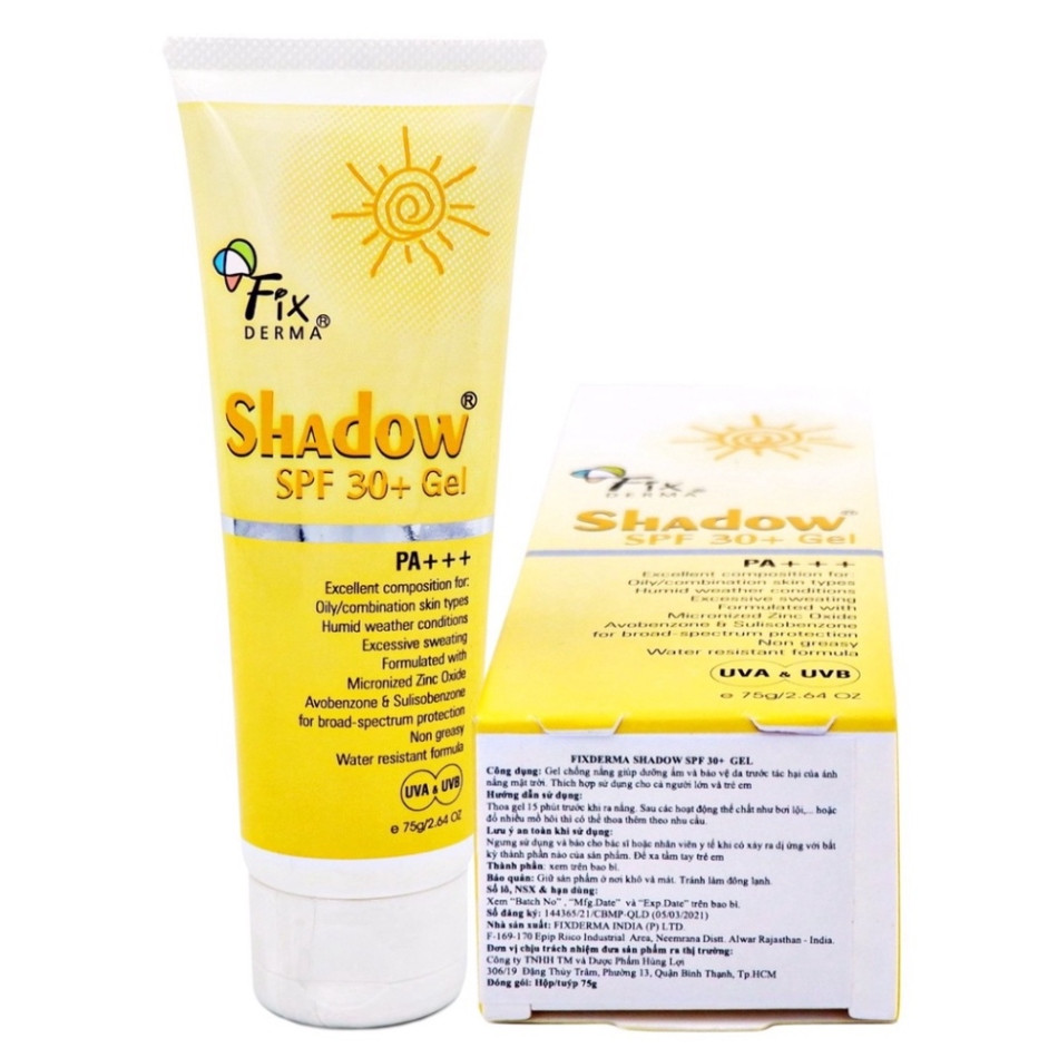 Kem chống nắng Fixderma Shadow SPF 50+