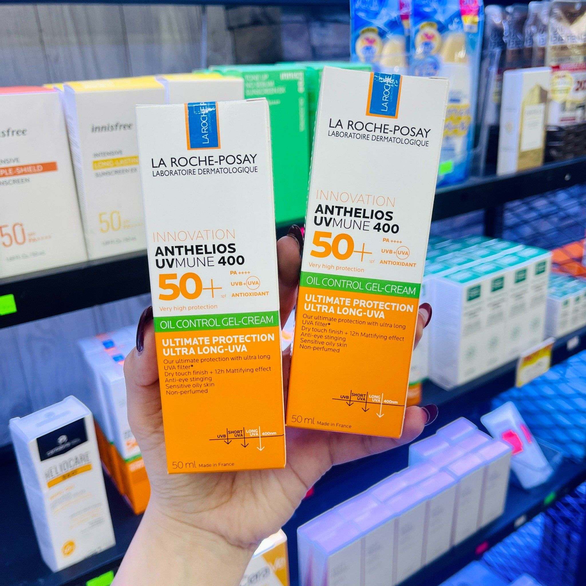 Kem Chống Nắng La Roche-Posay Anthelios XL Dry Touch Gel-Cream