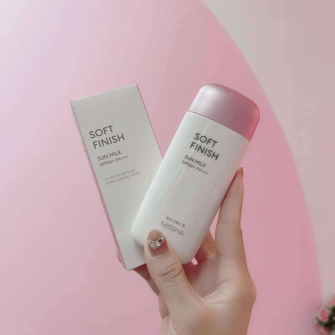 Kem Chống Nắng Missha All Around Safe Block Soft Finish Sun Milk